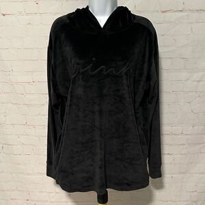 Victoria’s Secret Pink Velvet Hoodie Sz M
